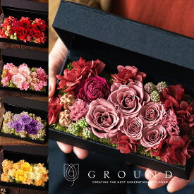 プリザーブドフラワー ボックス ギフト 誕生日 あす楽 祝電 電報 結婚式 おしゃれ 両親 贈呈品 退職祝い 還暦 古希 喜寿 傘寿 米寿 卒寿 お祝い 還暦祝い 古希祝い 喜寿祝い 米寿祝い 77歳 80 歳 結婚祝い 結婚記念日 プレゼント 両親 妻 花 母親 父 女性 男性 上司 開店祝い