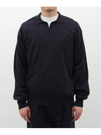KAPTAIN SUNSHINE / Cotton Knit Skipper Shirt KS24SKN04 JOURNAL STANDARD ジャーナル スタンダード トップス ニット ネイビー【送料無料】[Rakuten Fashion]