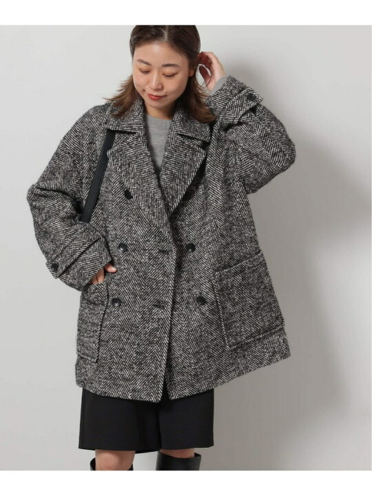 楽天市場】【SALE／30%OFF】【COMATEX】ビッグヘリンボーンPコート 