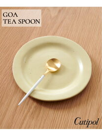 【Cutipol/クチポール】GOA ティースプーン ホワイト*ゴールド JOURNAL STANDARD FURNITURE ジャーナルスタンダードファニチャー 食器・調理器具・キッチン用品 食器・皿 ゴールド[Rakuten Fashion]