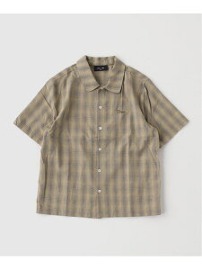 DIME / �_�C�� PLAID BUTTON-UP SHIRT JOURNAL STANDARD �W���[�i�� �X�^���_�[�h �g�b�v�X �V���c�E�u���E�X �u���E�� �O���[�y���������z[Rakuten Fashion]