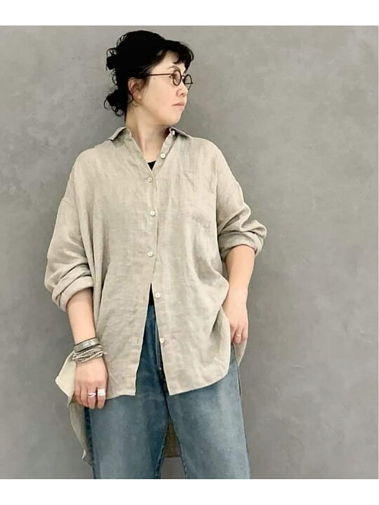 楽天市場】【SALE／30%OFF】60 リネンレギュラーカラーシャツ journal 