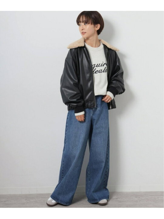 楽天市場】ボアカラーフェイクレザーブルゾン JOURNAL STANDARD relume 