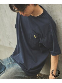 FRED PERRY for JOURNAL STANDARD / フレッドペリー ポケットTシャツ JOURNAL STANDARD ジャーナル スタンダード トップス カットソー・Tシャツ ブラック ベージュ ネイビー【送料無料】[Rakuten Fashion]