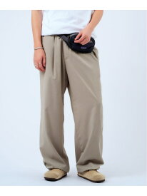 【DRY-STUFF】エアリードッツ サッカー ワイドイージーパンツ JOURNAL STANDARD relume ジャーナル スタンダード レリューム パンツ その他のパンツ ベージュ ブラック ネイビー【送料無料】[Rakuten Fashion]