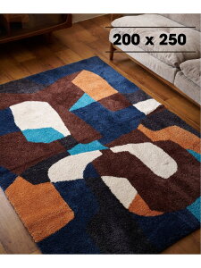 PICFAIR RUG 200x250 �s�N�t�F�A���O JOURNAL STANDARD FURNITURE �W���[�i���X�^���_�[�h�t�@�j�`���[ �C���e���A�E�����G�� �J�[�y�b�g�E���O�E�}�b�g �l�C�r�[ �C�G���[�y���������z[Rakuten Fashion]