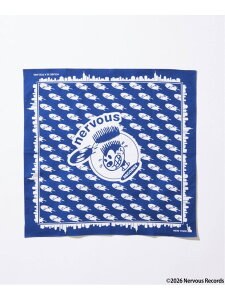 Nervous Records / �i�[���@�X�E���R�[�Y * JOURNAL STANDARD �o���_�i JOURNAL STANDARD �W���[�i�� �X�^���_�[�h �t�@�b�V�����G�� �X�J�[�t�E�o���_�i �u���b�N �u���[[Rakuten Fashion]