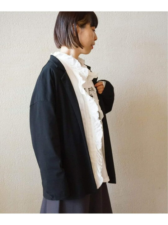 楽天市場】リネンワッシャー フリルブラウス journal standard luxe 