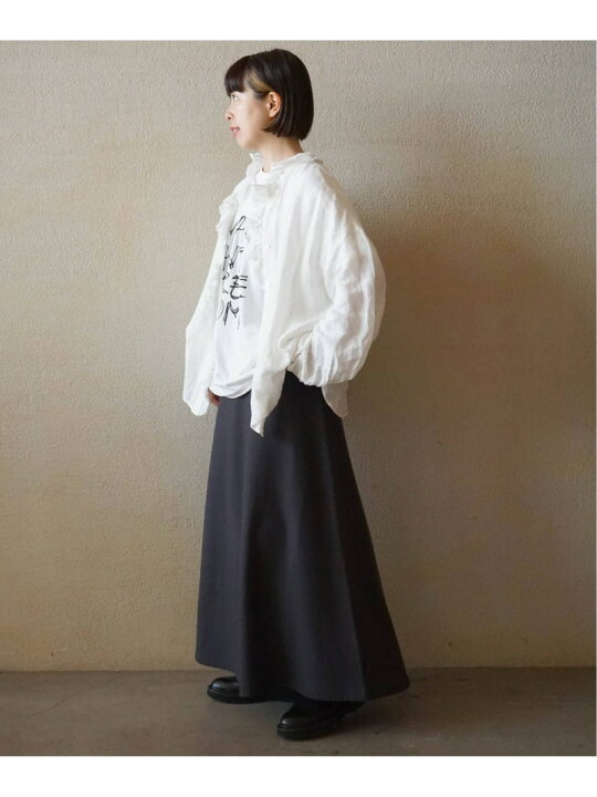 楽天市場】リネンワッシャー フリルブラウス journal standard luxe 