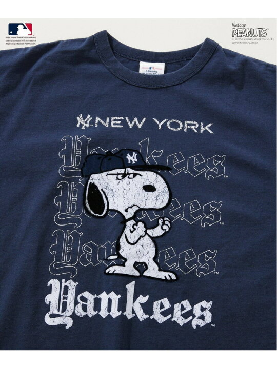 楽天市場】PEANUTS 別注 MLB開幕戦 ベースボール プリントTシャツ 