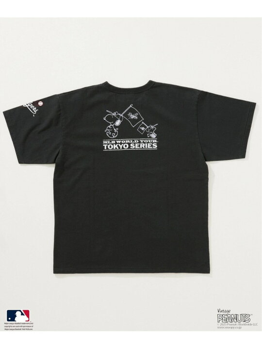 楽天市場】PEANUTS 別注 MLB開幕戦 ベースボール プリントTシャツ 