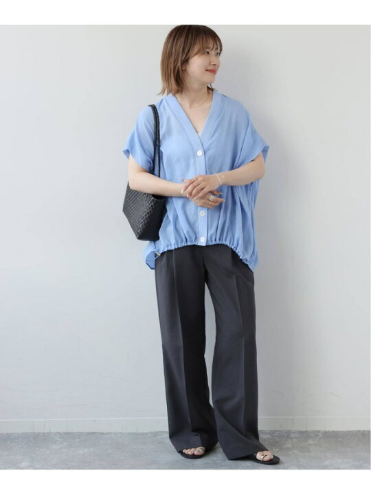 楽天市場】T/R強撚フレンチスリーブブラウス JOURNAL STANDARD relume