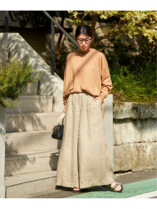 楽天市場】【SALE／30%OFF】《追加4》リネン タックキュロット  