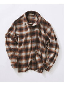 カラー オンブレ チェックシャツ JOURNAL STANDARD relume ジャーナル スタンダード レリューム トップス シャツ・ブラウス オレンジ ブルー ブラック ブラウン【送料無料】[Rakuten Fashion]