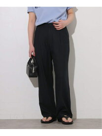 【SALE／30%OFF】《追加》リネンレーヨンタックストレートパンツ JOURNAL STANDARD relume ジャーナル スタンダード レリューム パンツ スラックス・ドレスパンツ ネイビー ベージュ【RBA_E】【送料無料】[Rakuten Fashion]