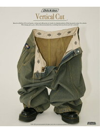 DICKIES / ディッキーズ ヴァーティカルカット デニムパンツ JOURNAL STANDARD ジャーナル スタンダード パンツ ジーンズ・デニムパンツ ブラウン グレー ブルー【送料無料】[Rakuten Fashion]