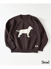 《予約》Stead / ホビー インターシャ ニット JOURNAL STANDARD ジャーナル スタンダード トップス ニット ブラック ネイビー ブラウン【先行予約】*【送料無料】[Rakuten Fashion]