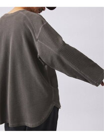 バックピケ ヘンリーネック 3/4 スリーブ JOURNAL STANDARD relume ジャーナル スタンダード レリューム トップス カットソー・Tシャツ ベージュ ブラウン ブラック【送料無料】[Rakuten Fashion]