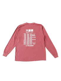 【カレーハウスCoCo壱番屋*relume】 別注 プリント L/S Tシャツ "Menu JOURNAL STANDARD relume ジャーナル スタンダード レリューム トップス カットソー・Tシャツ ブラック レッド【送料無料】[Rakuten Fashion]