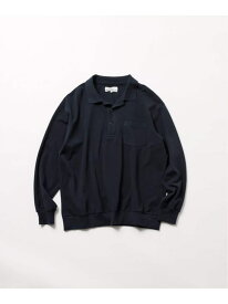 【FOLL / フォル】new authentic polo shirt l/s JOURNAL STANDARD ジャーナル スタンダード トップス ポロシャツ ネイビー ホワイト【送料無料】[Rakuten Fashion]