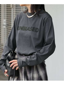 《追加予約》UNBIASEDロングスリーブ Tシャツ JOURNAL STANDARD ジャーナル スタンダード トップス カットソー・Tシャツ ブラック ホワイト シルバー【先行予約】*【送料無料】[Rakuten Fashion]