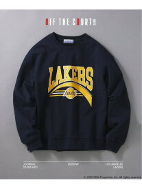 Off The Court by NBA / オフ・ザ・コート バイ NBA 別注 プリント スウェット JOURNAL STANDARD ジャーナル スタンダード トップス スウェット・トレーナー ネイビー ブラウン ベージュ グレー ブラック【送料無料】[Rakuten Fashion]
