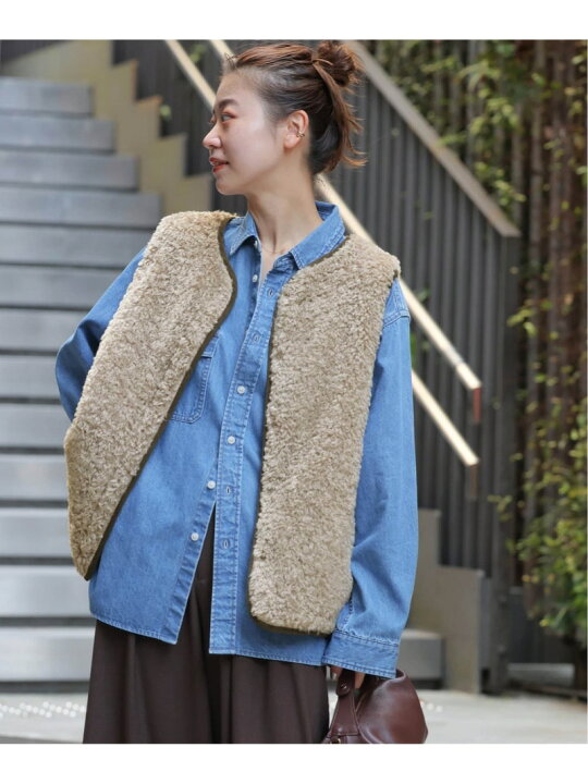 楽天市場】リバーシブルミリタリーベスト JOURNAL STANDARD relume 
