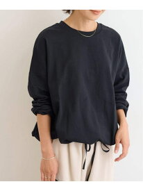 《追加》ギャザーヘムロングスリーブ JOURNAL STANDARD relume ジャーナル スタンダード レリューム トップス カットソー・Tシャツ ホワイト グレー ブラック ベージュ【送料無料】[Rakuten Fashion]