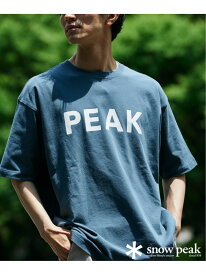 《追加予約》SNOW PEAK / スノーピーク 別注 SP Logo Tシャツ JOURNAL STANDARD relume ジャーナル スタンダード レリューム トップス カットソー・Tシャツ ブラック ピンク【先行予約】*【送料無料】[Rakuten Fashion]