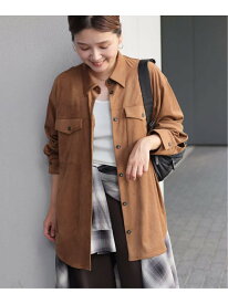 フェイクスエードシャツ JOURNAL STANDARD ジャーナル スタンダード トップス シャツ・ブラウス ブラウン【送料無料】[Rakuten Fashion]
