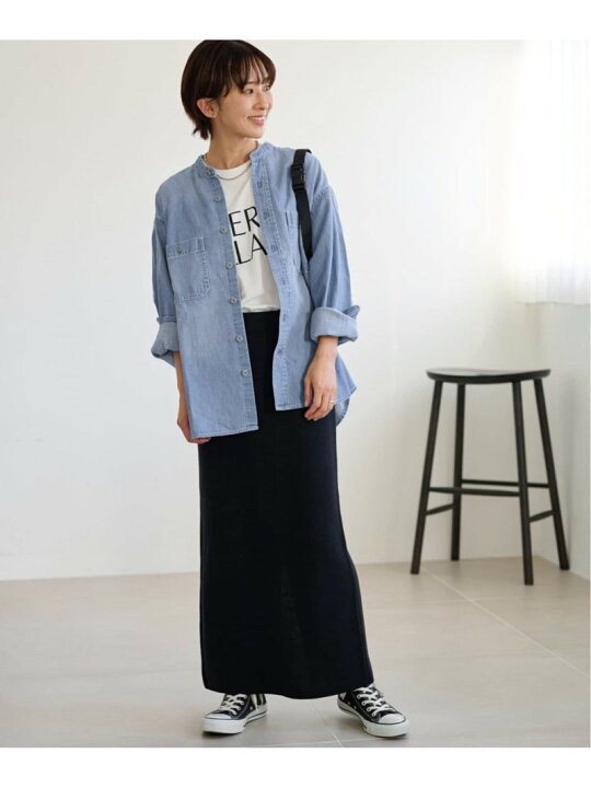 楽天市場】デニムバンドカラーシャツ JOURNAL STANDARD relume 