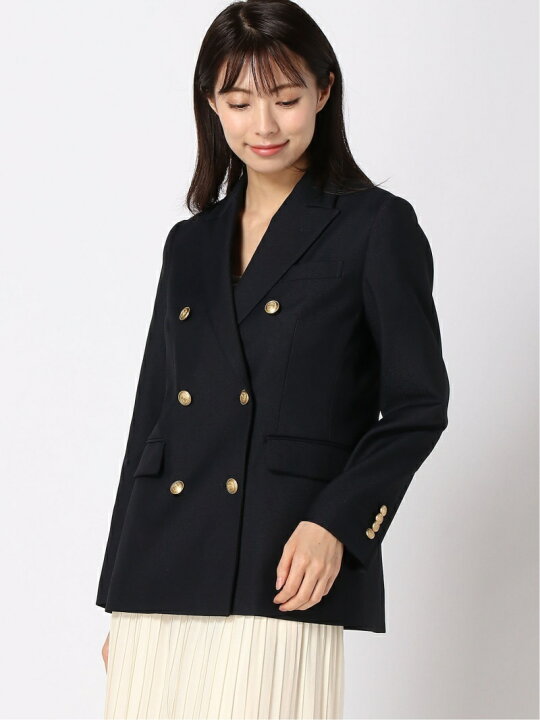 楽天市場】T/Wギャバ NAVY ブレザー JOURNAL STANDARD relume  