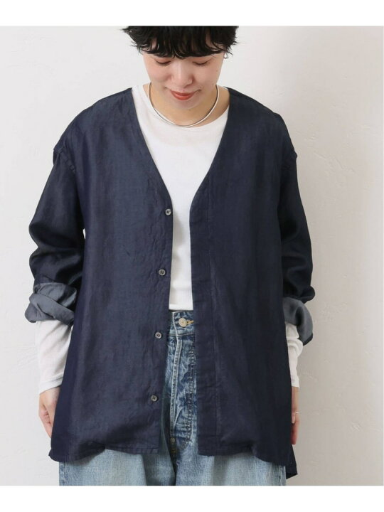 楽天市場】リヨセルデニム Vネックシャツ journal standard luxe 