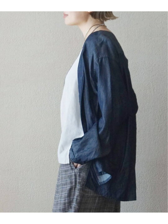 楽天市場】リヨセルデニム Vネックシャツ journal standard luxe 