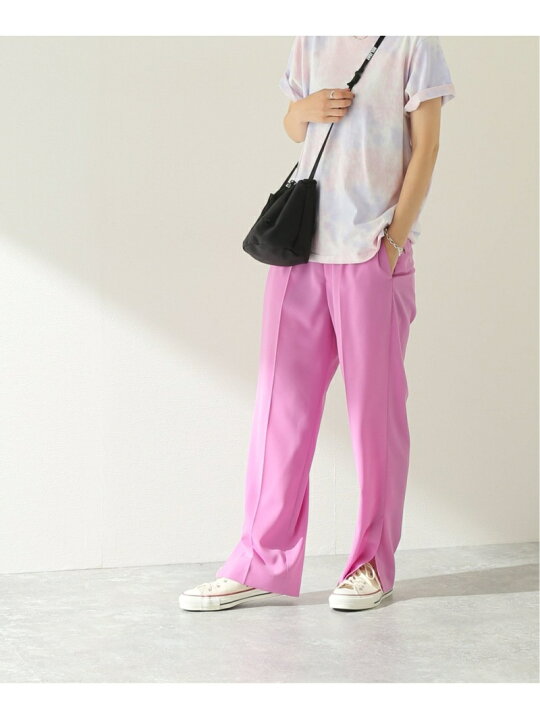 パンツ　ピンク　ジャーナルスタンダード ジャーナルスタンダード ピンク パンツ JOURNAL STANDARD(ジャーナルスタンダード) / リネンタックキュロット/ワイドパンツ /ボトム/38/リネン/