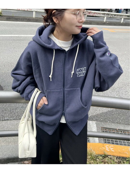 楽天市場】別注【CHAMPION*JOURNAL STANDARD by HOLIDAY】ZIP HOODIE 