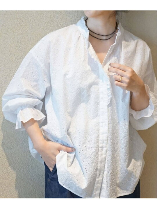 楽天市場】《追加》オールオーバーレース フリルパフブラウス journal 