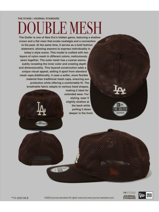 楽天市場】NEW ERA / ニューエラ 別注 DOUBLE MESH LAD Golfer JOURNAL 