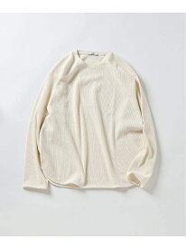 レイヤード ラウンド サーマル ロングスリーブ Tシャツ JOURNAL STANDARD relume ジャーナル スタンダード レリューム トップス カットソー・Tシャツ ホワイト ベージュ ブラック【送料無料】[Rakuten Fashion]