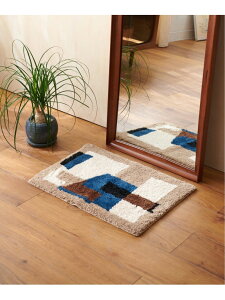 GEOMETRIC MAT 50*70 �W�I���g���b�N�}�b�g JOURNAL STANDARD FURNITURE �W���[�i���X�^���_�[�h�t�@�j�`���[ �C���e���A�E�����G�� �J�[�y�b�g�E���O�E�}�b�g �u���[�y���������z[Rakuten Fashion]