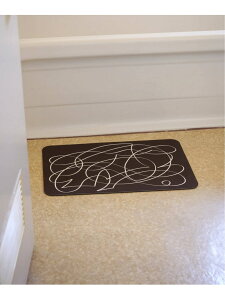 JSF SOFT BATH MAT �]���y �o�X�}�b�g JOURNAL STANDARD FURNITURE �W���[�i���X�^���_�[�h�t�@�j�`���[ �C���e���A�E�����G�� �����h���[�E����p�i �u���b�N �z���C�g �C�G���[[Rakuten Fashion]
