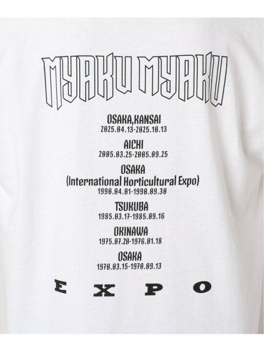 楽天市場】ミャクミャク 別注 ロックツアーTシャツ JOURNAL STANDARD 