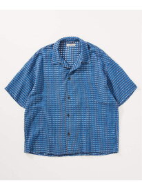 チェック シアー ドビー 半袖 シャツ JOURNAL STANDARD relume ジャーナル スタンダード レリューム トップス シャツ・ブラウス ホワイト ブラウン ブルー【送料無料】[Rakuten Fashion]