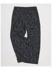 《予約》リーフパターン 1タック イージーパンツ JOURNAL STANDARD relume ジャーナル スタンダード レリューム パンツ その他のパンツ ネイビー ブラウン ブラック【先行予約】*【送料無料】[Rakuten Fashion]