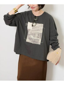 《追加予約》[25AW新作]シティフォトロングスリーブTee JOURNAL STANDARD relume ジャーナル スタンダード レリューム トップス カットソー・Tシャツ ブラック ホワイト【先行予約】*【送料無料】[Rakuten Fashion]