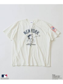 【SALE／30%OFF】PEANUTS 別注 MLB ベースボール プリントTシャツ JOURNAL STANDARD relume ジャーナル スタンダード レリューム トップス カットソー・Tシャツ ブラック ホワイト ワインレッド グレー【RBA_E】【送料無料】[Rakuten Fashion]