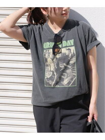 《追加2》GREEN DAY TEE JOURNAL STANDARD ジャーナル スタンダード トップス カットソー・Tシャツ ホワイト ブラック【送料無料】[Rakuten Fashion]