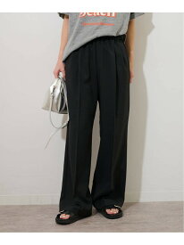 《WEB限定追加6》マットウースフレアタックパンツ JOURNAL STANDARD relume ジャーナル スタンダード レリューム パンツ スラックス・ドレスパンツ ネイビー グレー ブラック【送料無料】[Rakuten Fashion]