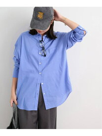 《追加2》バイオウォッシュオーバーサイズシャツ JOURNAL STANDARD relume ジャーナル スタンダード レリューム トップス シャツ・ブラウス ホワイト ブルー【送料無料】[Rakuten Fashion]