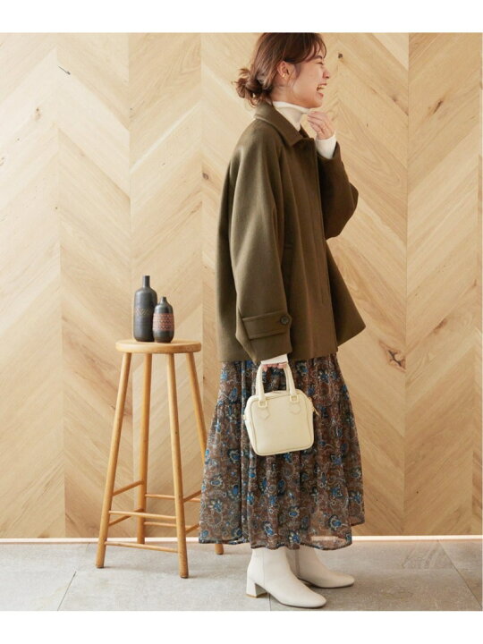 楽天市場】【SALE／40%OFF】ウールビーバーステンカラーショートコート 